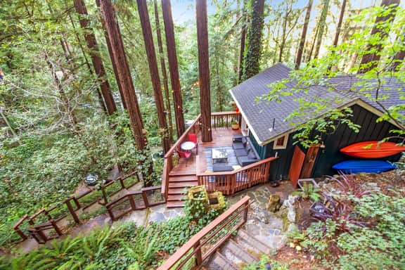 Hillside Retreat in the Redwoods | Hot Tub - Image 5