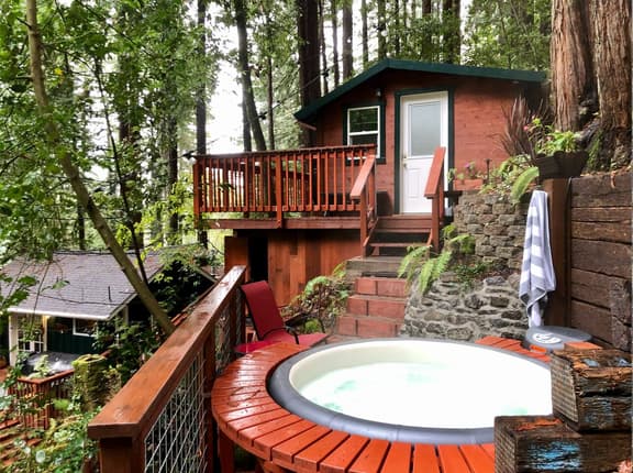 Hillside Retreat in the Redwoods | Hot Tub - Image 1